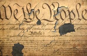 Image of the Preamble of the US Constitution
